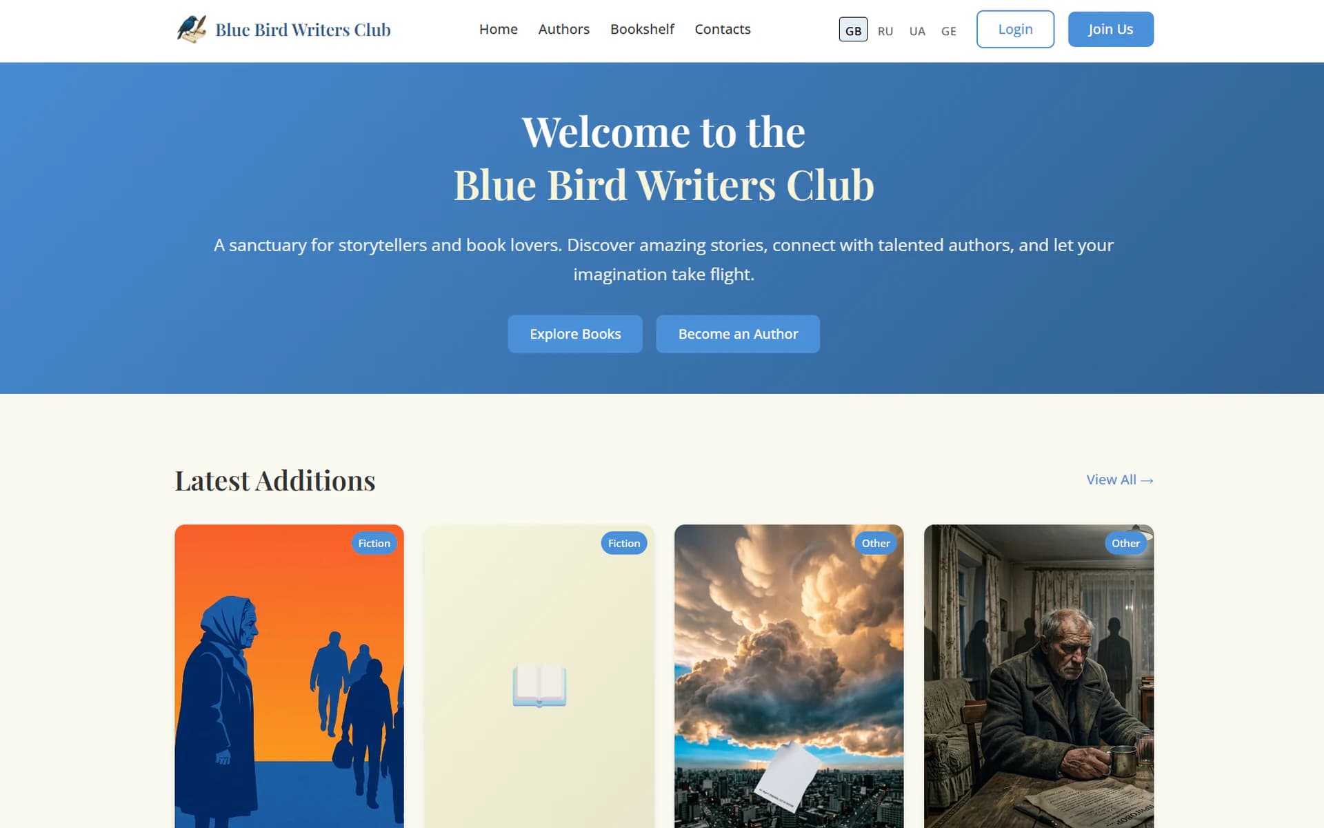 Blue Bird Writers: Story discovery